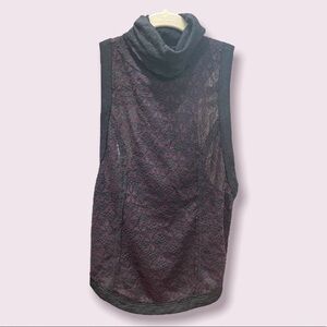 Free People sleeveless cowl neck knit